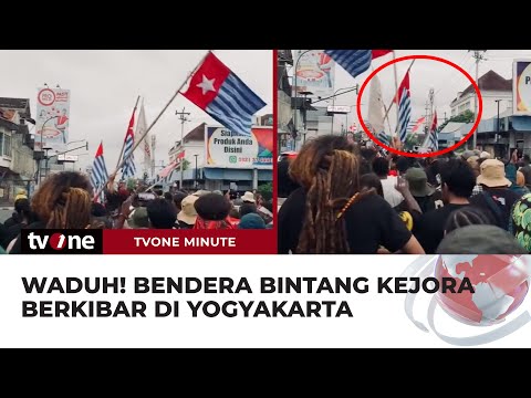 Gelar Aksi Long March di Yogyakarta, Massa Teriak “Papua Bukan Merah Putih” | tvOne Minute