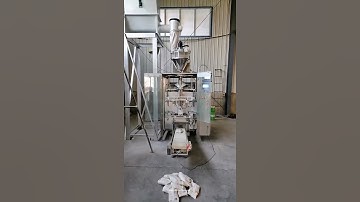 Powder bag packaging machine testing video