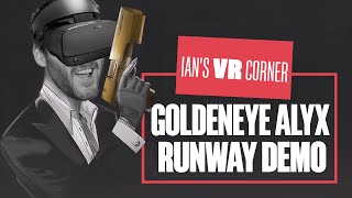 Goldeneye Alyx 007: Runway Gameplay Is Golden Fun! (Half-Life Alyx Mod) - Ian's VR Corner