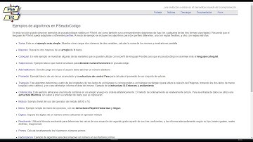 Ejemplos de algoritmos en PSeudoCodigo Pseint