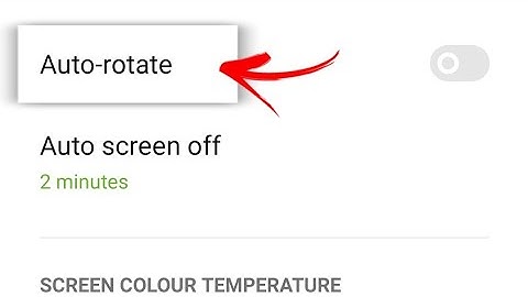 How to Fix Auto Rotate Problem oppo A55, fix auto rotate problem