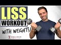 Low Intensity Workout At Home - LISS Cardio Workout With Weights