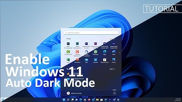How to Enable Auto Dark Mode in Windows 11 Auto Theme Switch?