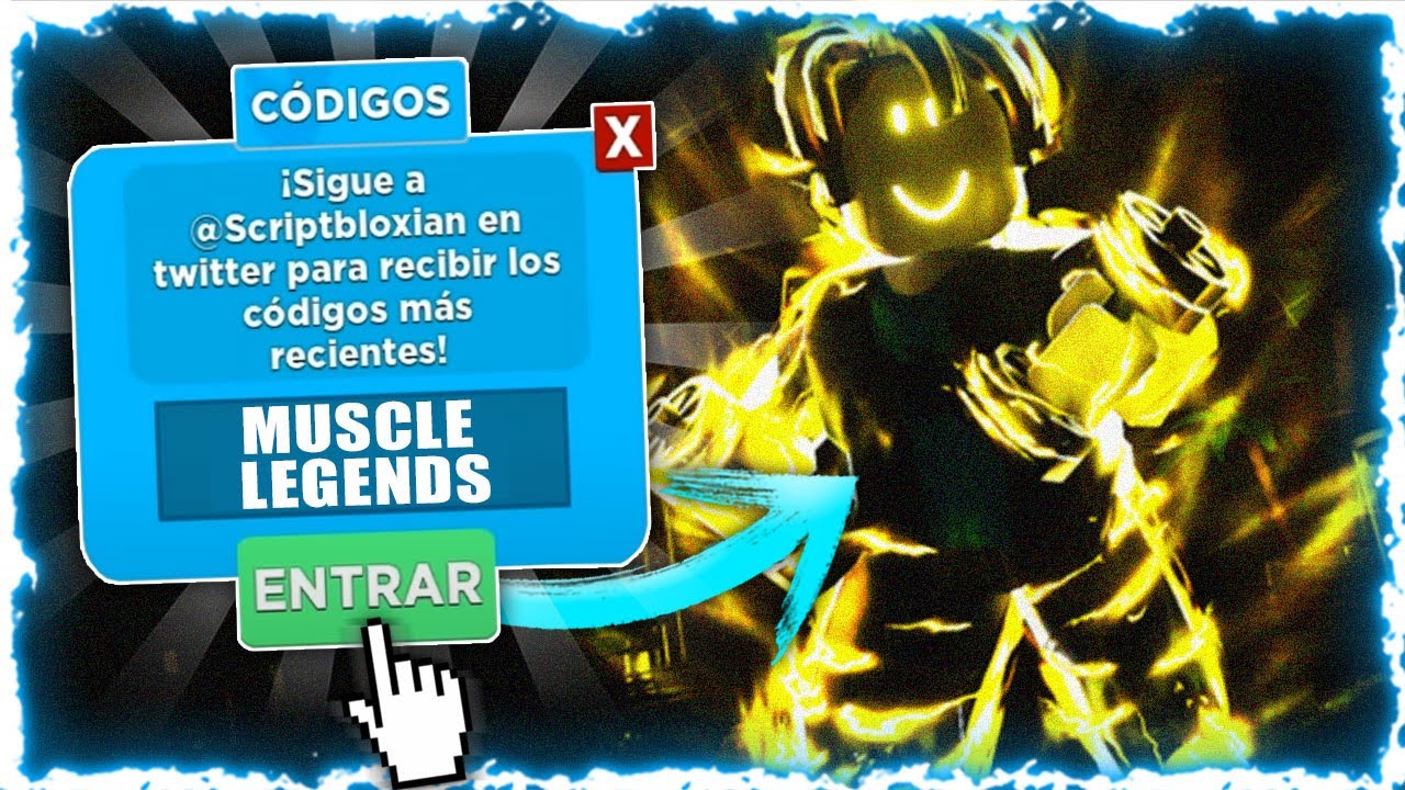 Roblox - Muscle Legends - Lista de códigos e como resgatá-los