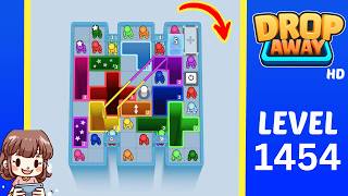 Drop Away Level 1454 Solution Walkthrough
