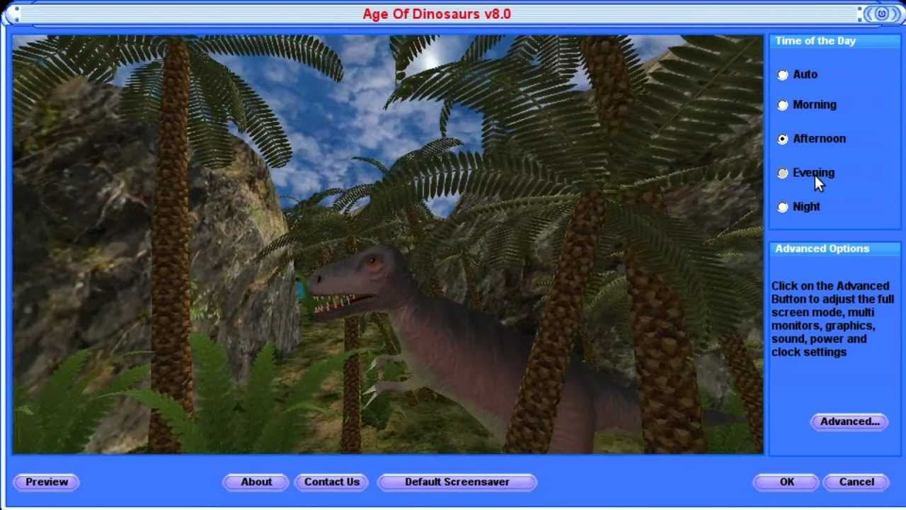 Age of Dinosaurs 3D Screensaver - Review