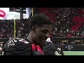 James Pearce Jr. postgame interview after sweeping the New Orleans Saints | Atlanta Falcons