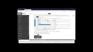 (Windows, Firefox) USB/SD-Card - Software Update on an IBC V-10 Controller