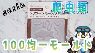 【初見さん歓迎】100均セリアの爬虫類のモールドでレジン作品を作るよ【レジン】