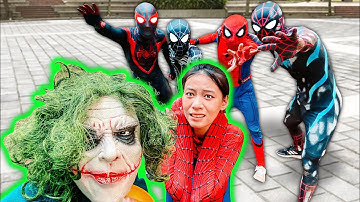 TEAM SPIDER-MAN vs BAD GUY TEAM Action Story IN REAL LIFE || Season 2