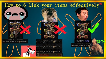 POE [3.23] HOW TO 6 LINK your items EFFECTIVELY! (unique non-corrupted). And how it SUCKS anyway!