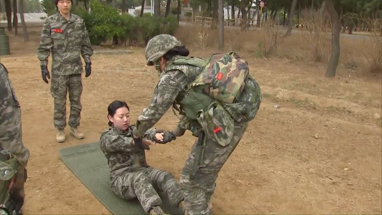 south korean women army