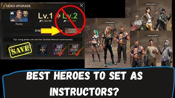 TIPS for Hero Training Area F2P Edition | State of Survival