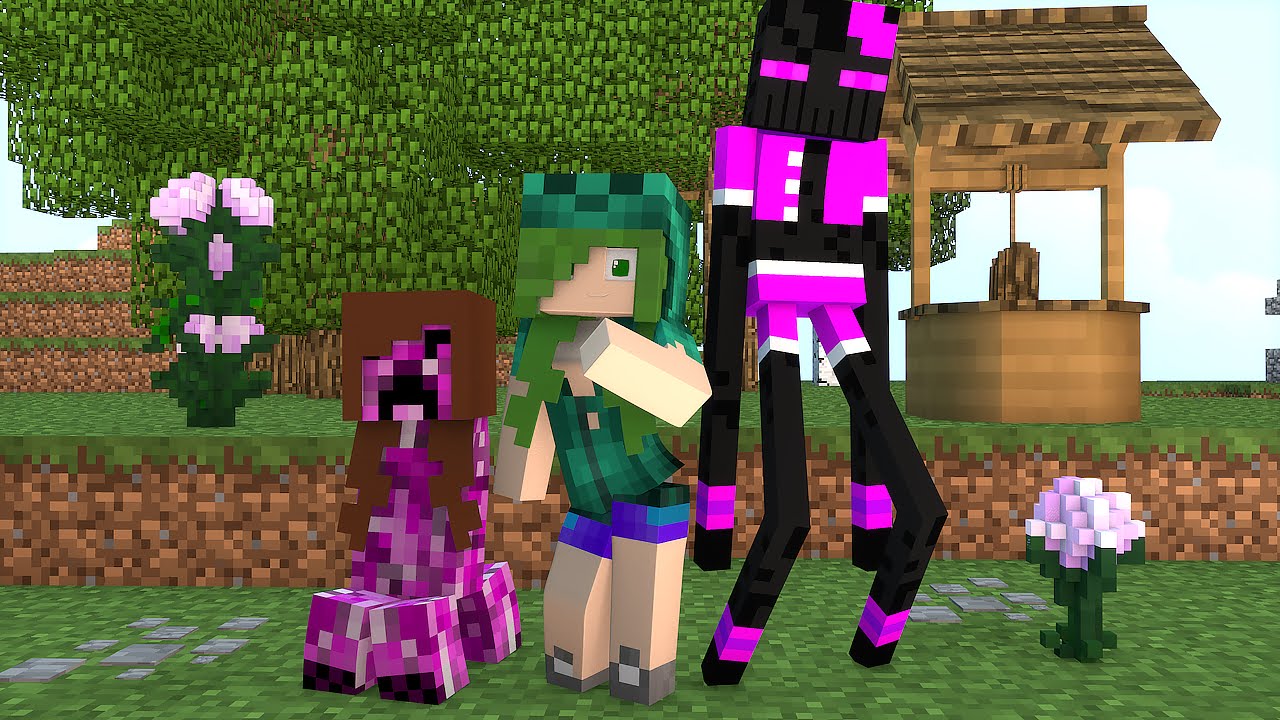 E SE OS MOBS DOS MINECRAFT FOSSEM GAROTAS? 