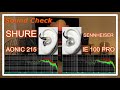 Shure aonic215 se215 vs sennheiser ie100pro iems inear headphones sound comparison