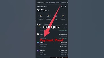 Binance Learn and Earn CKB Quiz Answers ||Payment Proof|| Binance Academy