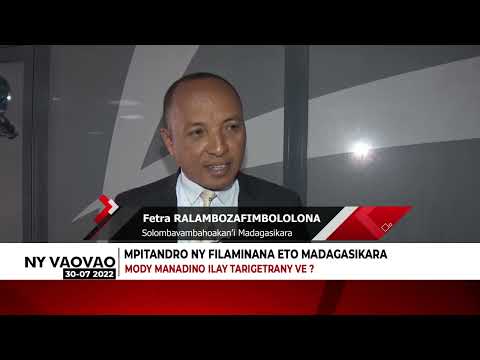 01 08 2022 AHOANA MARINA TSY MISY HIRARAHIN'NY MPITONDRA NY FAHORIAMBAHOAKA IZANY ETO