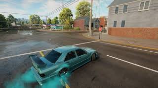 DRIFTING A ROTARY SWAPPED MERCEDES BENZ 190E IN NFS UNBOUND WITH HAYEDUCE DRIFT MOD