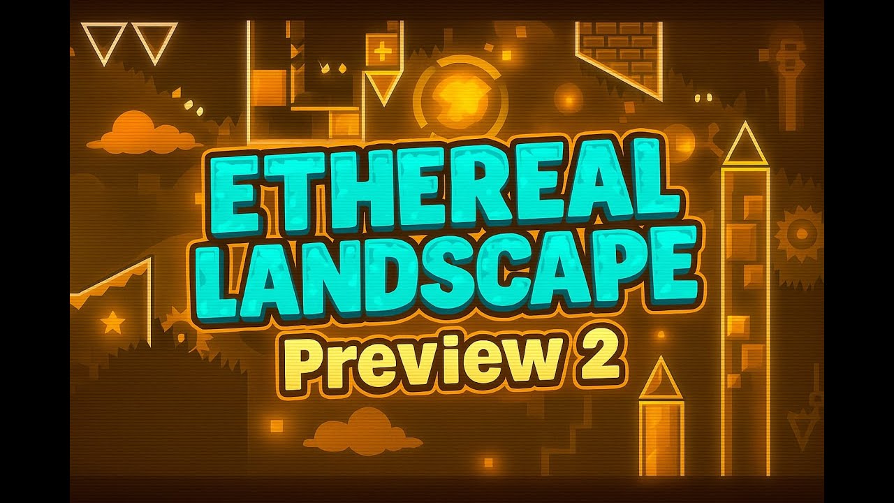 (Upcoming Extreme Demon) Ethereal Landscape Preview #2 by quezu1 (me) | Geometry Dash