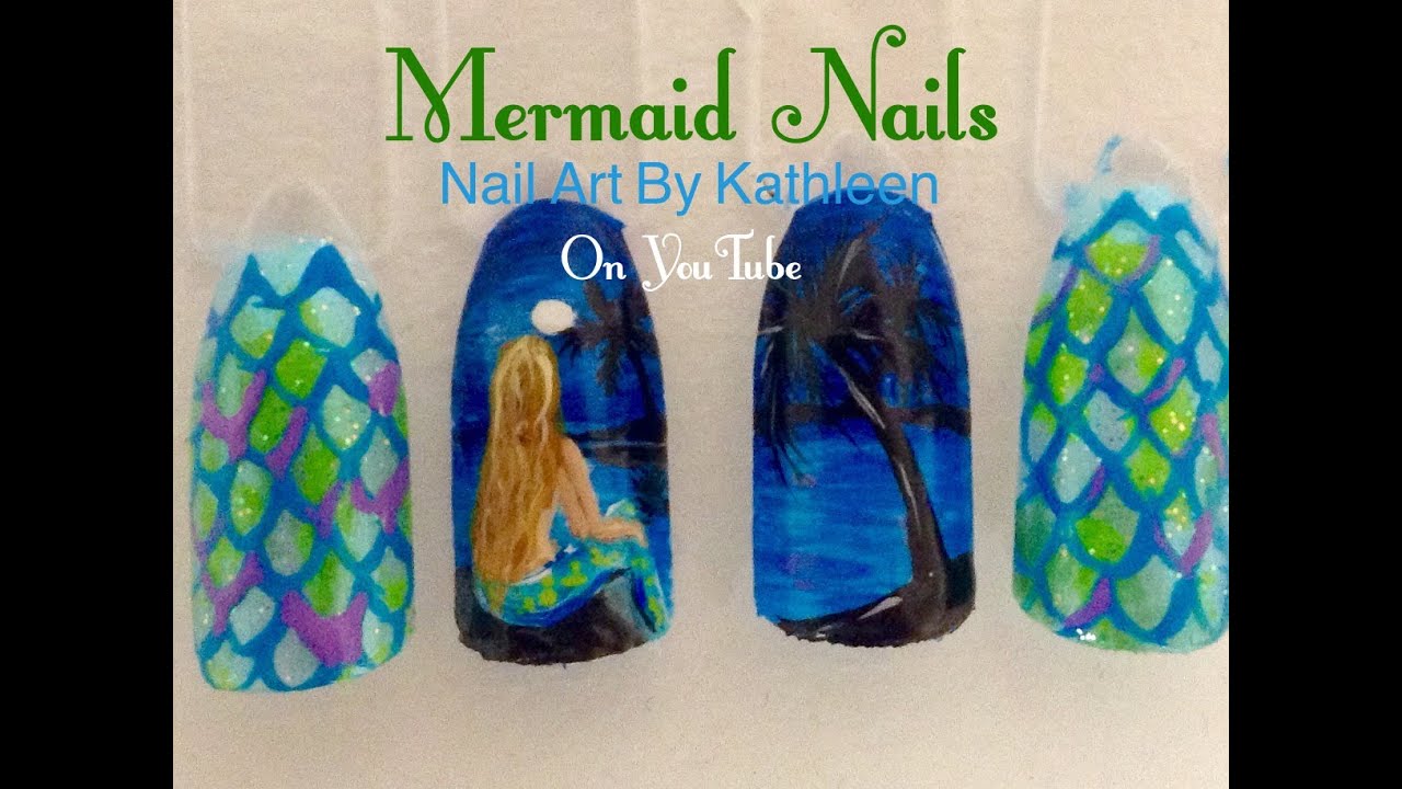 DIY Mermaid Nail Art Tutorial - wide 4