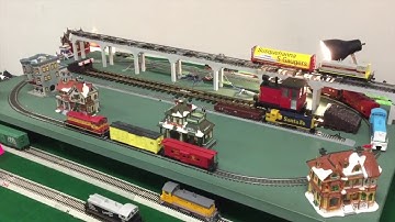818-1/2: Automatic Train Control, 5x9 Portable S/HO/G Demo Layout, Pnt-to Pnt & Oval, NCE Mini-Panel