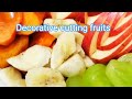 ASMR FRUITS CUTTING | DECORATIVE FRUIT CUTTING 🍎🍇🍌