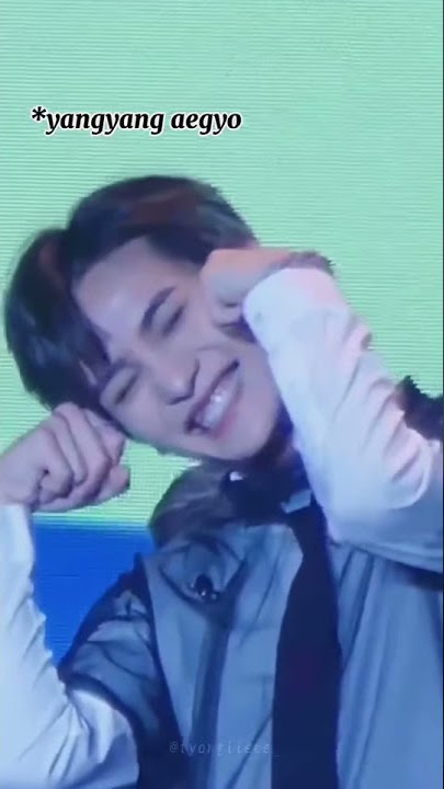 Wayv cringing at yangyangs aegyo