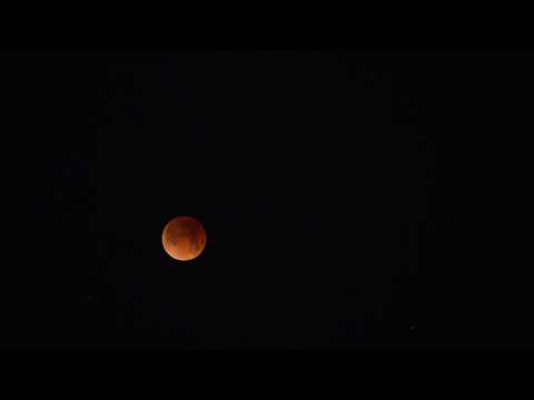 [4K UHD] 2018/01/31 皆既月食 東京 / A total eclipse of the moon from Tokyo