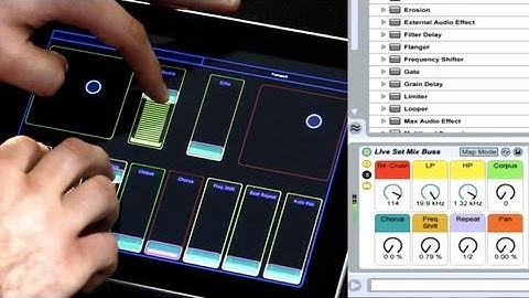 Lemur for iPad Tutorial Pt 2 - Controlling Ableton Live Effects