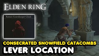Elden Ring - Consecrated Snowfield Catacombs Lever Location (Rotten Gravekeeper Cloak)