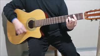 Vignette de la vidéo "Ten confianza  - Guitarra (La Mayor)"