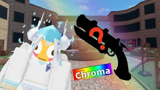 Using the NEW and RARE CHROMA Swirly Gun! (Murder Mystery 2)