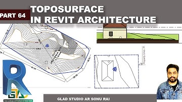 PART 64-TOPOSURFACE IN REVIT ARCHITECTURE  #revitarchitecture #revit #bim #gladstudioarchitects