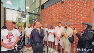 My speech at the Henry Nowak rally, outside Southampton Police Station.