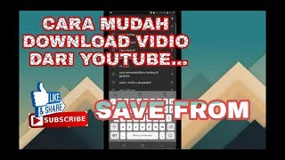 CARA MUDAH DOWNLOAD VIDIO DARI YOUTUBE||INI GAMPANG BENER KALIAN HARUS TAU NI