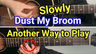 Dust My Broom style - Slow [Another way to play ] Elmore James / OpenD Slid guitar Lessons and tips