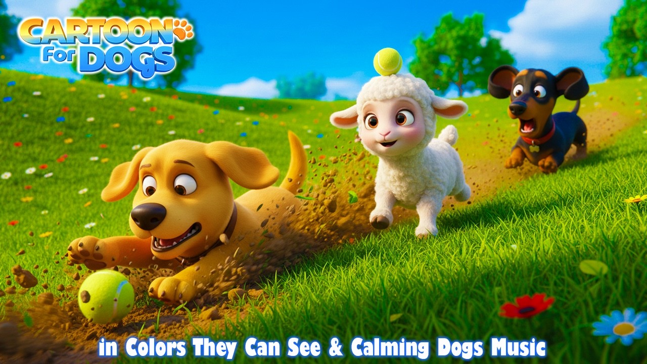 HOT DOG CARTOON 2026 🐕💙 Happy Puppy Splash World | Relaxing Dog