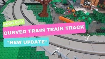 LEGO City Update | Curved Train Track | NEW!