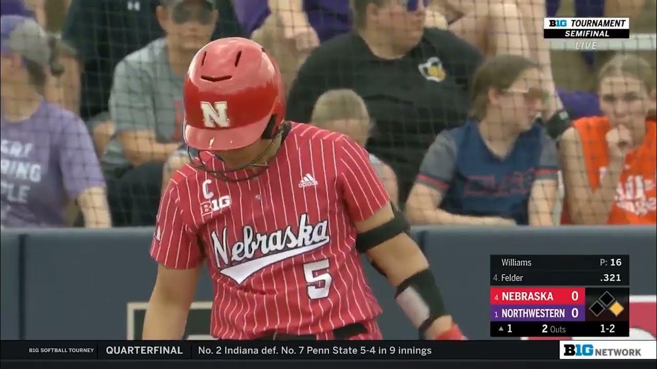 4 Nebraska vs 1 Northwestern Semifinal NCAA Softball 05/13/2023