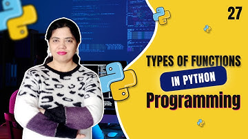 Different Types of Functions in Python Programming | Crack IT with Anu - Tutorial #27