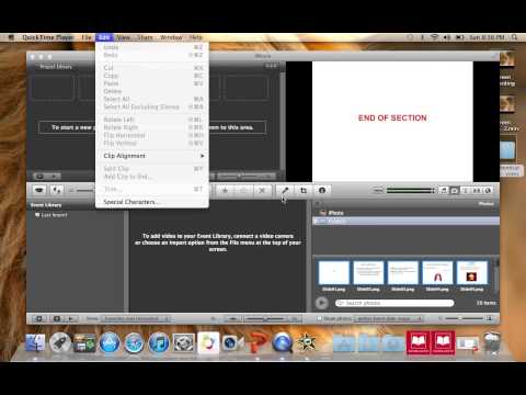 Podcast: How to export PPT slides and import into iMovie