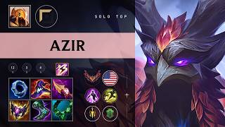 Azir Top vs Zaahen - NA Grandmaster Patch 26.08