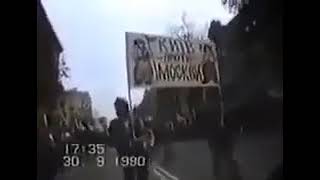 УССР 1990 год. Марш в Киеве.