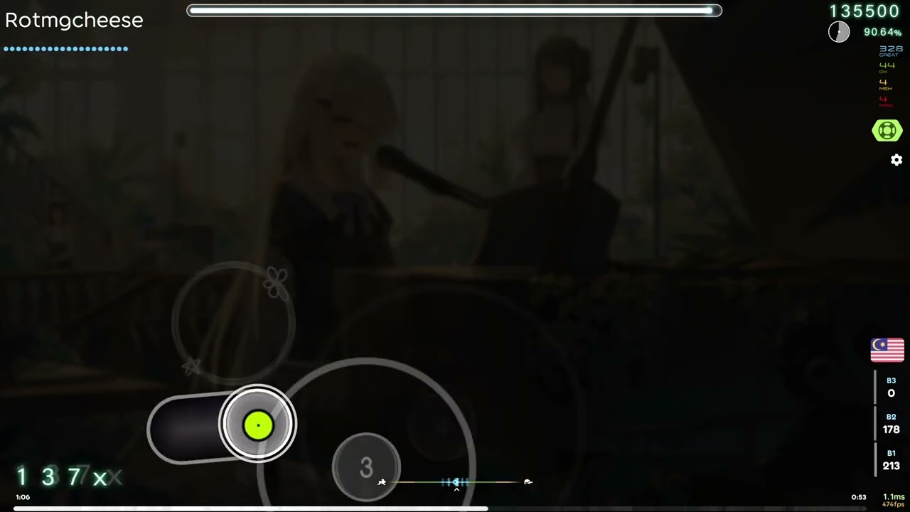 osu! | EBICO - Persephone [Romance] | 18 Miss