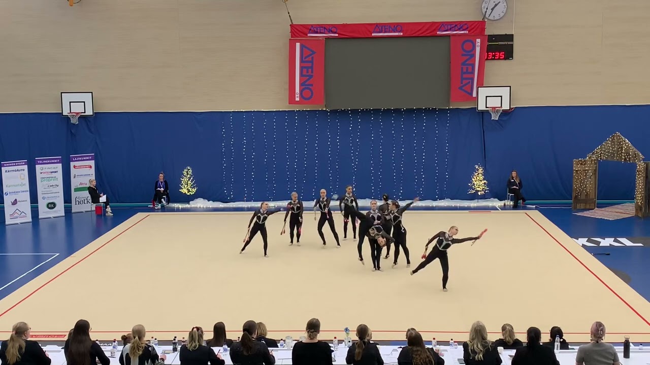 Apollot🥉 - Keravan Voimistelijat, Välinemestikset FINAALI 26.11.23, Yli 18v Kilpa