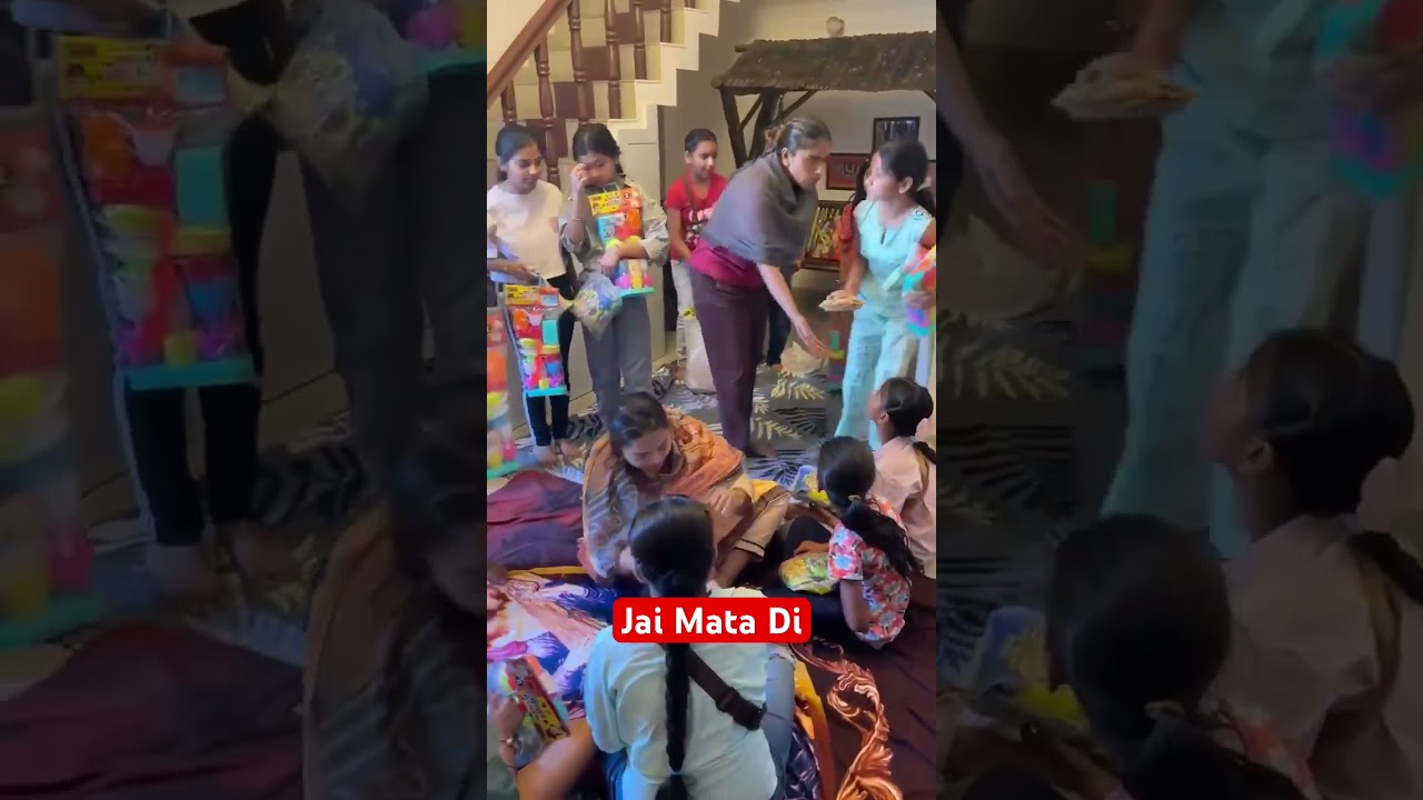 Kanjak at our Home Jai Mata di #jaimatadi #ytshorts #iknoorworld