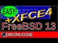 A brief FreeBSD 13 + XFCE Install Demo - It's not hard...