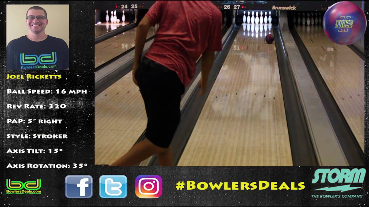 Storm Phaze 2 Ball Review by Joel Ricketts YouTube