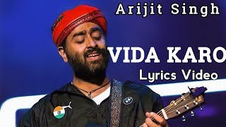 Vida karo song with lyrics | Arijit Singh & Jonita Gandhi | Amar Singh Chamkila |  A R Rahman