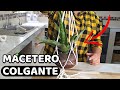 Tutorial Porta Macetas de MACRAMÉ ▶ ¿Cómo Hacer MACETEROS de Macrame? MACETAS COLGANTES